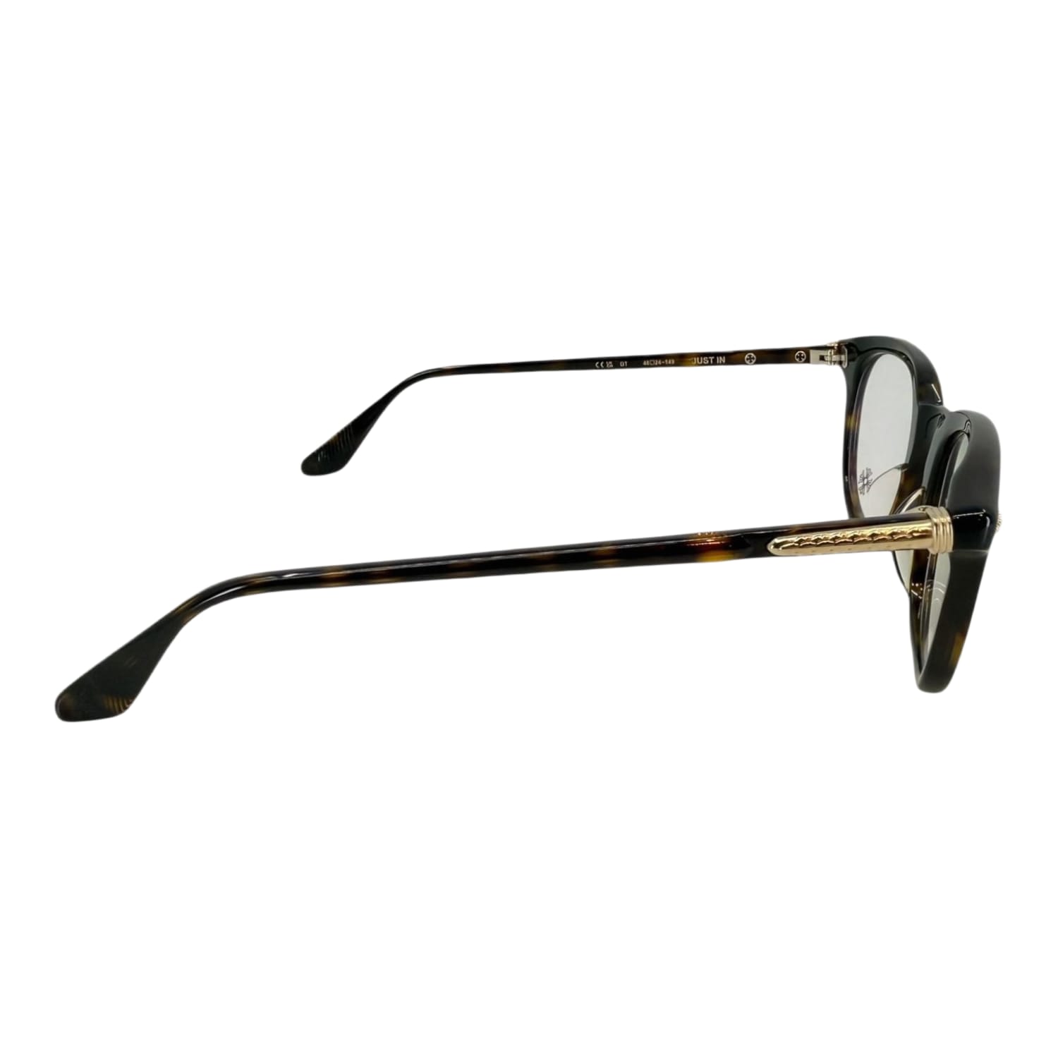 Chrome Hearts Just In Brown/18k Gold Plated Glasses
