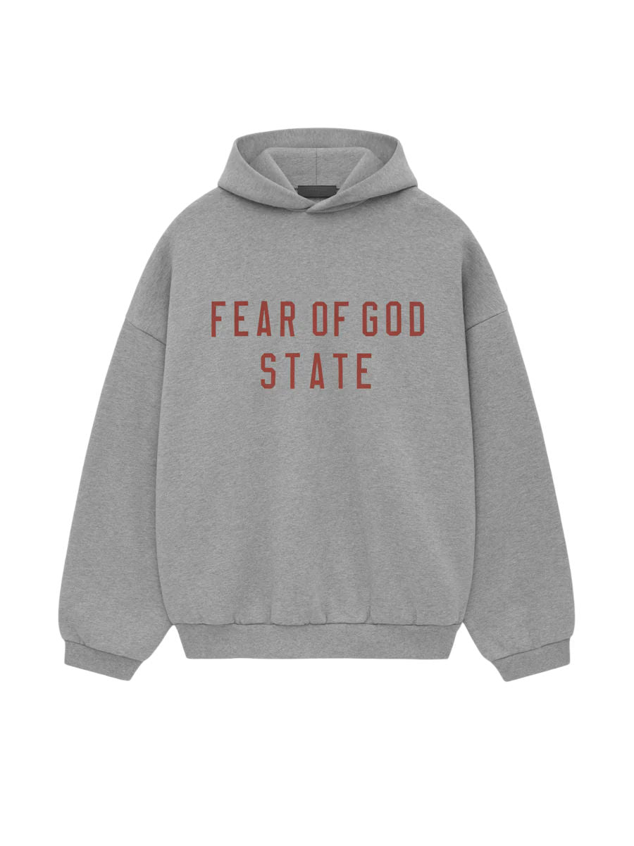 Fear of God Essentials State Fleece Hoodie Dark Heather