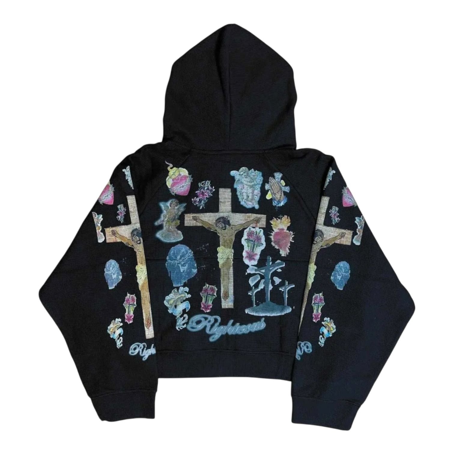 Righteous Ultimate Sacrifice Thermal Zip Up Hoodie Black