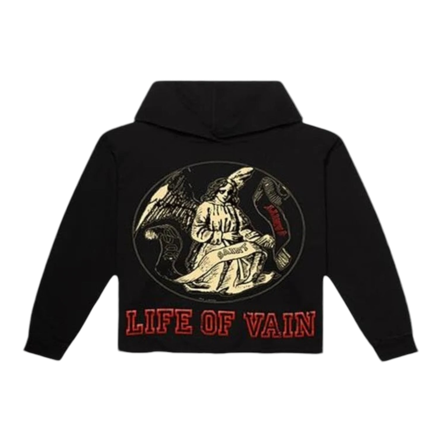 Saint Vanity Life in Vain LOV Hoodie Black