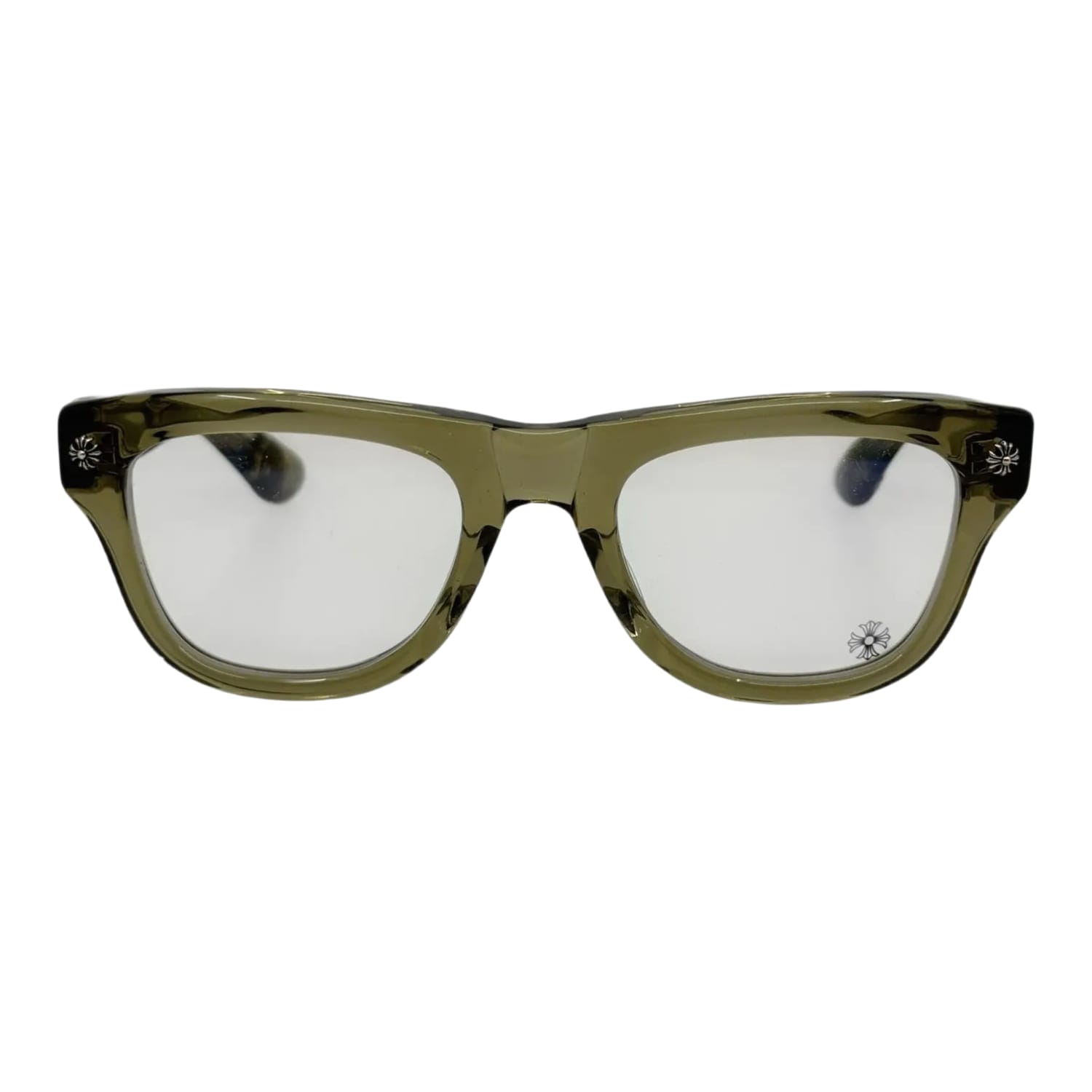 Chrome Hearts Trititsagain Army/Silver Glasses