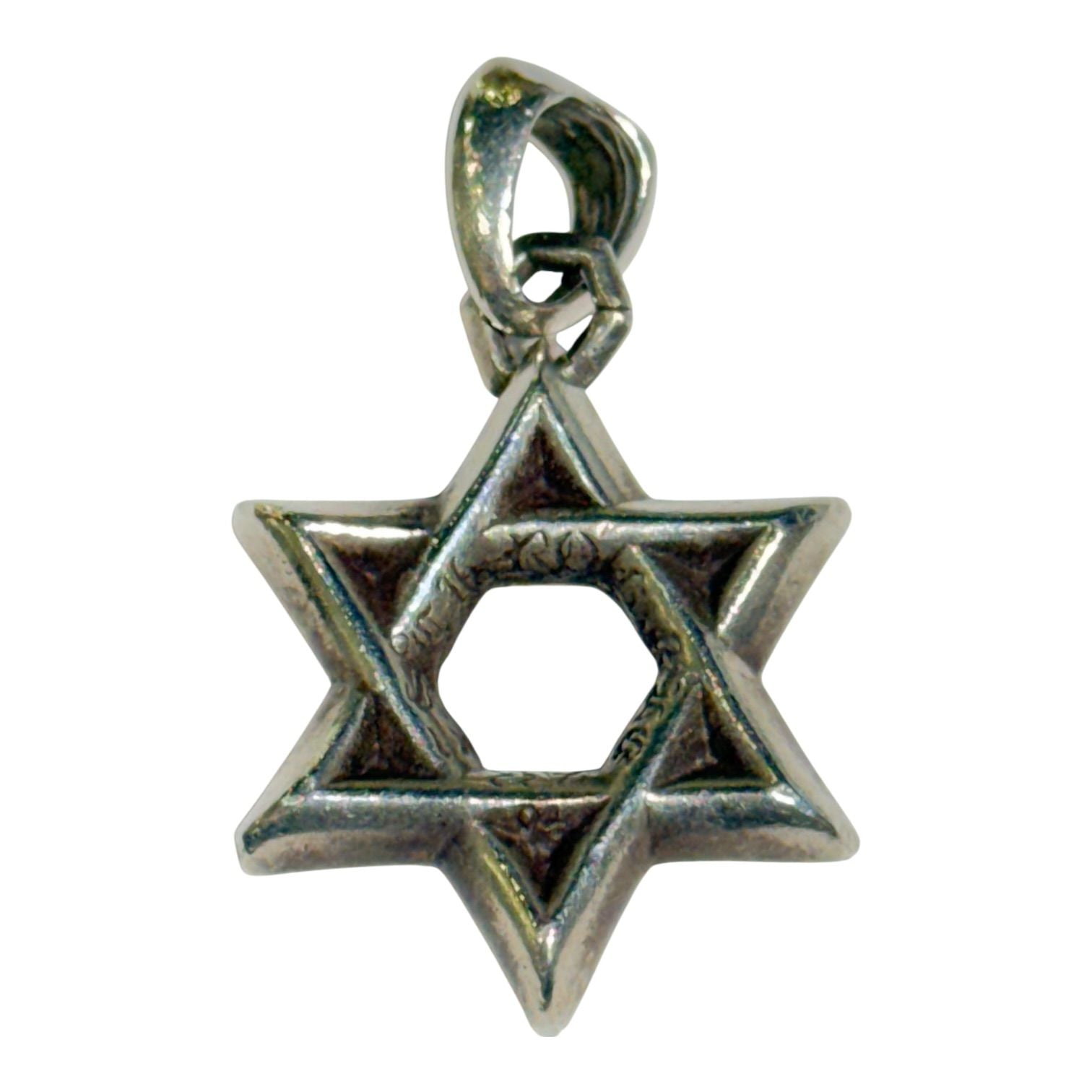 Chrome Hearts Silver Star of David Pendant