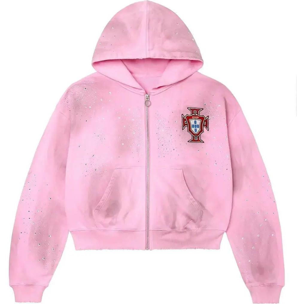 Vale Forever Venus Zip Up Hoodie Pink