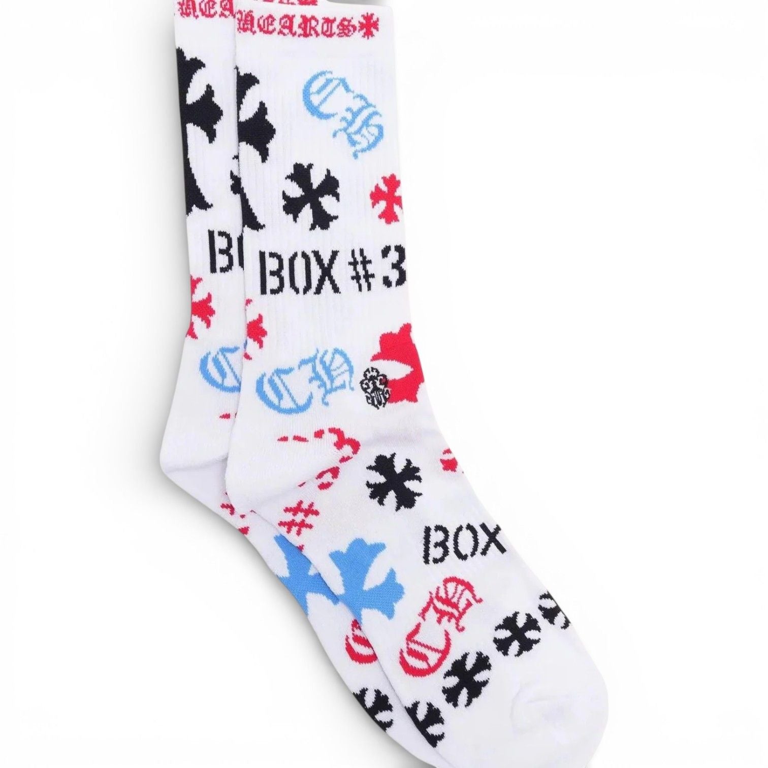 Chrome Hearts Stencil Socks Multi Color