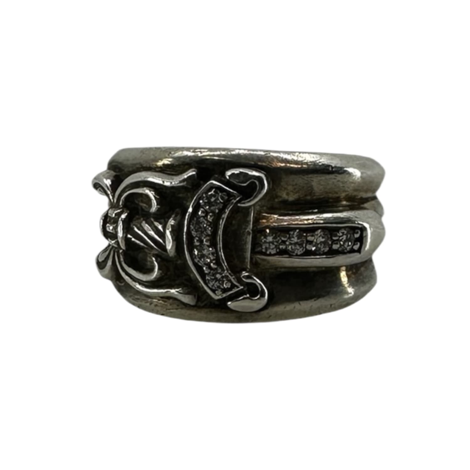 Chrome Hearts Diamond Dagger Ring