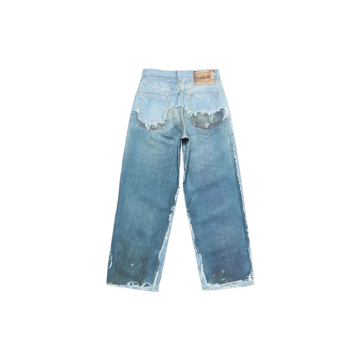 Acne Studios Trompe L'oeil Jeans 1981 Mid Blue