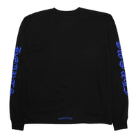 Chrome Hearts 1988 Neck Logo Long Sleeve T-shirt Black/Blue