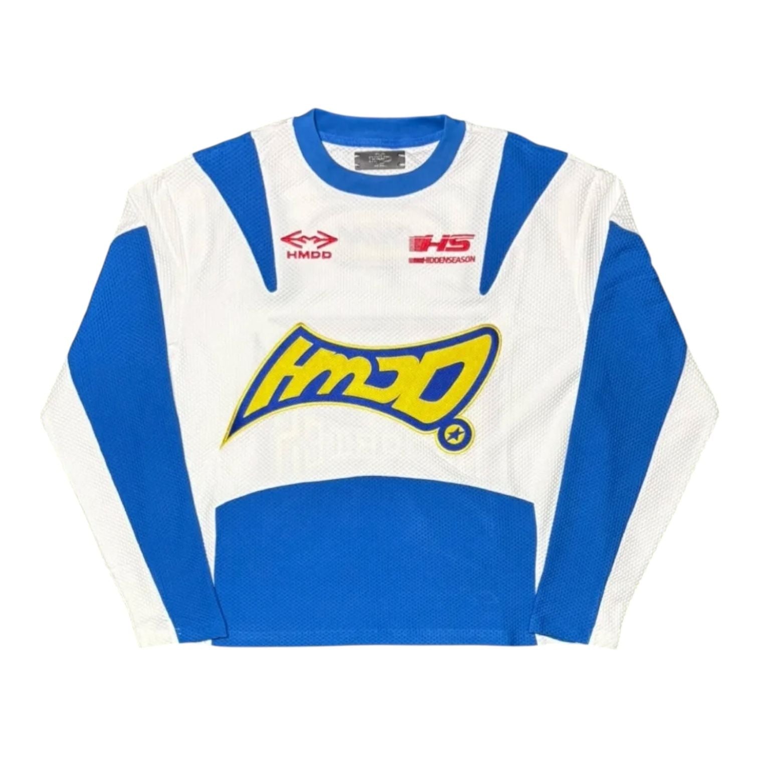 Happy Memories Don't Die HMDD Complex Con Exclusive Moteaux Jersey White Blue Yellow