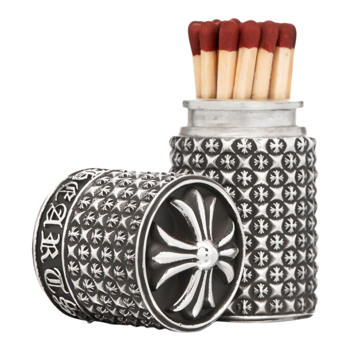 Chrome Hearts Silver Matchstick Holder