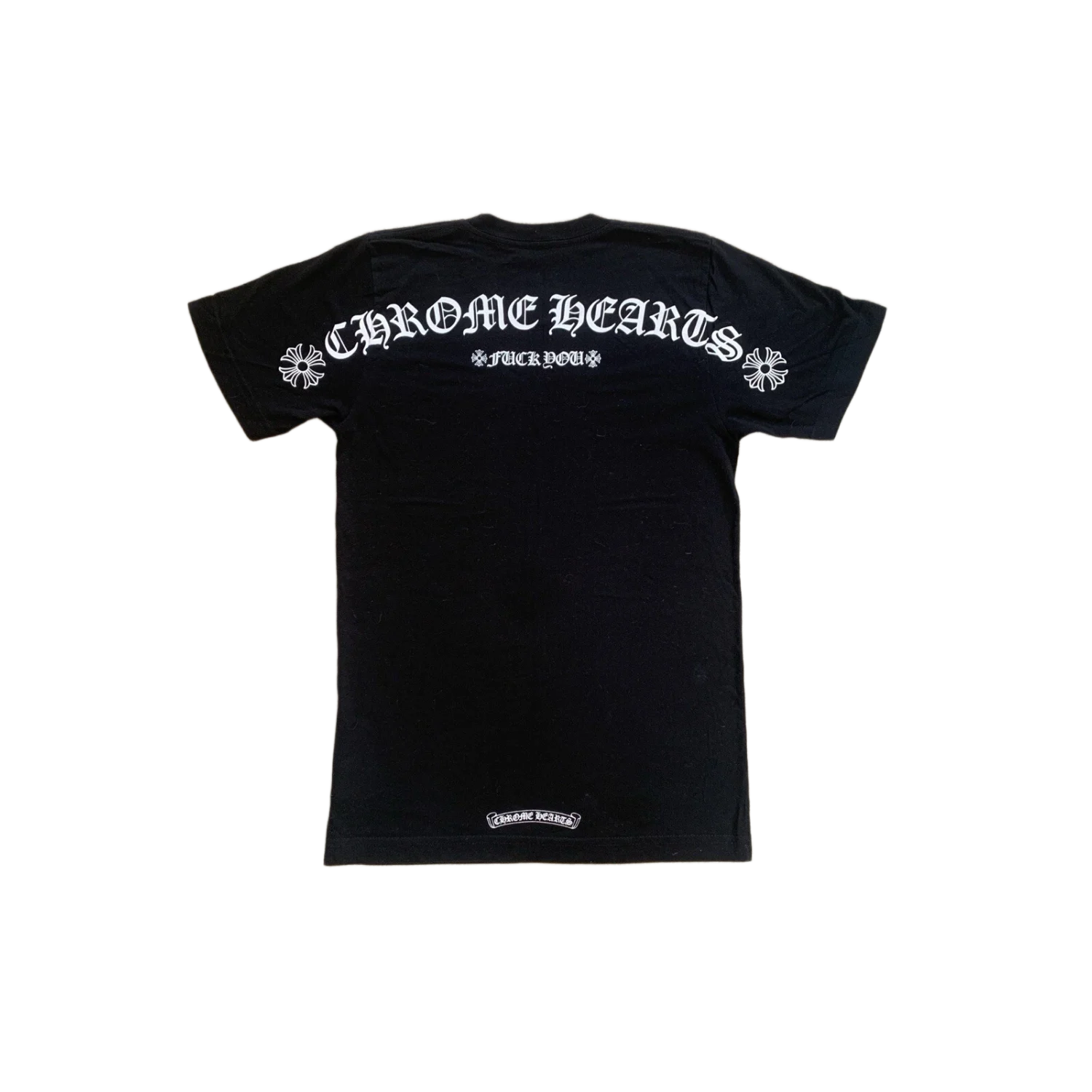 Chrome Hearts Fuck You Shoulder Logo T-Shirt Black