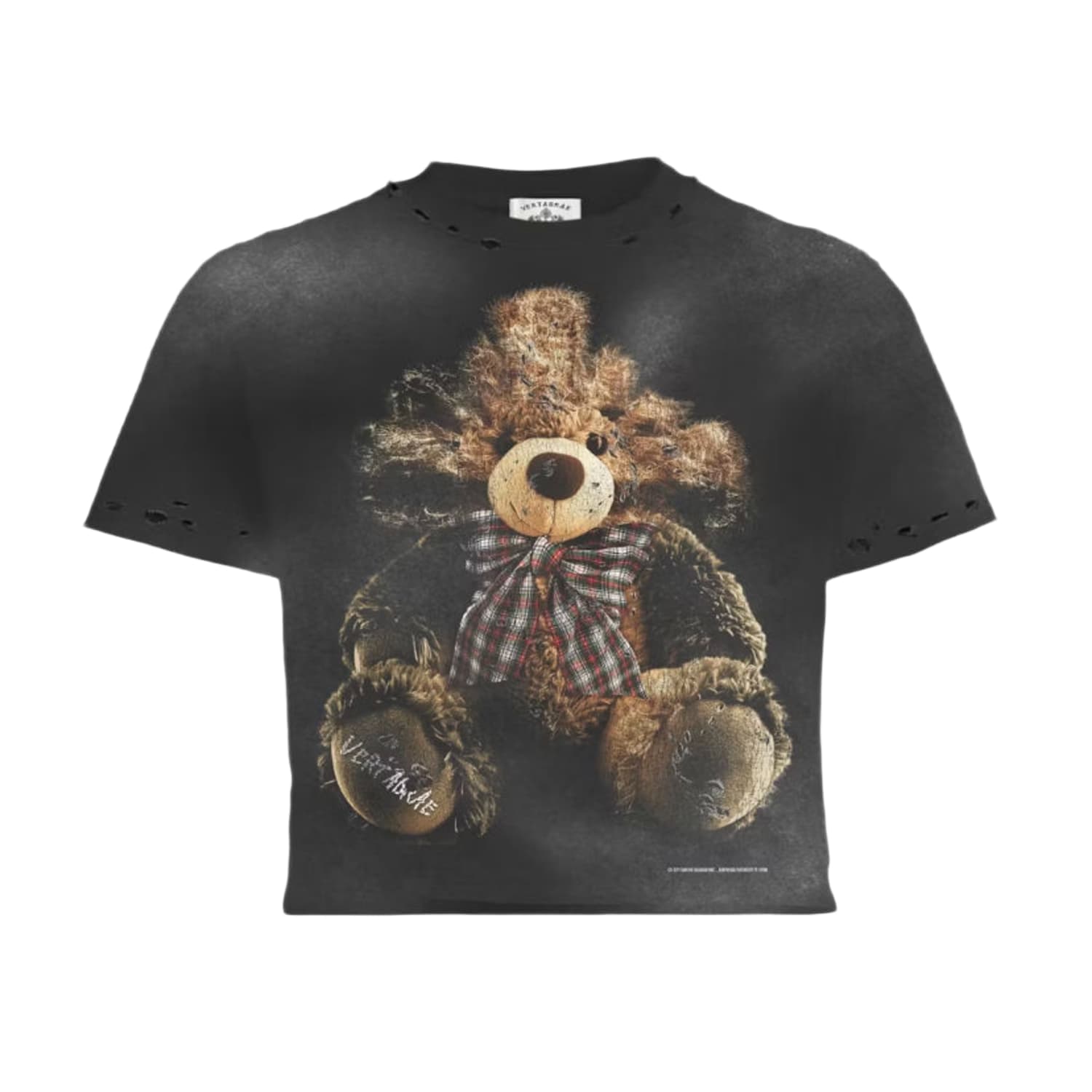 Vertabrae Teddy T-Shirt Black