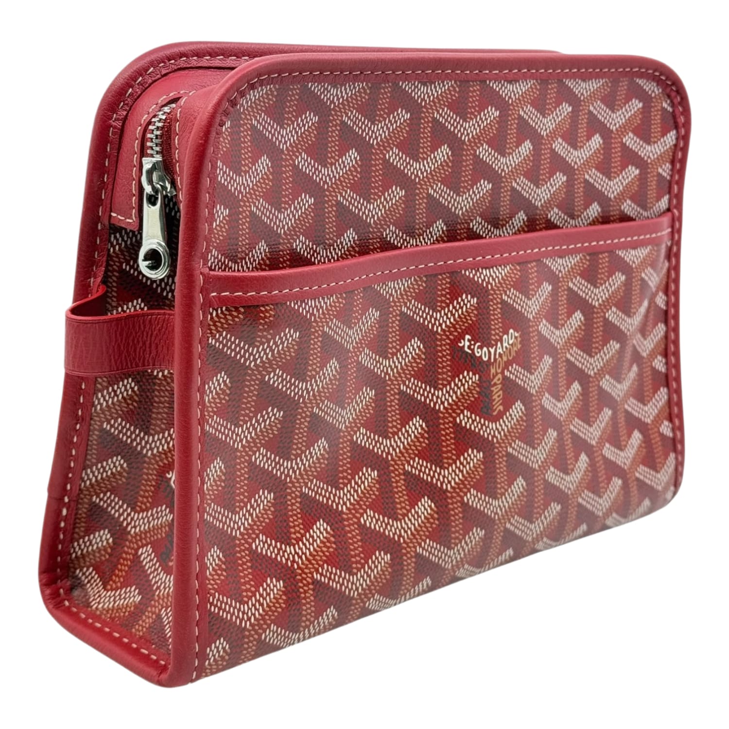 Goyard Jouvence Toiletry Bag PM Red