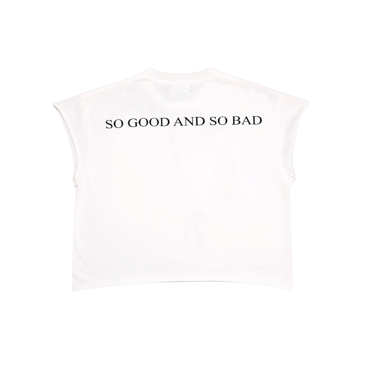 Bottega Desires Fire Of Desires Cutoff Tee White