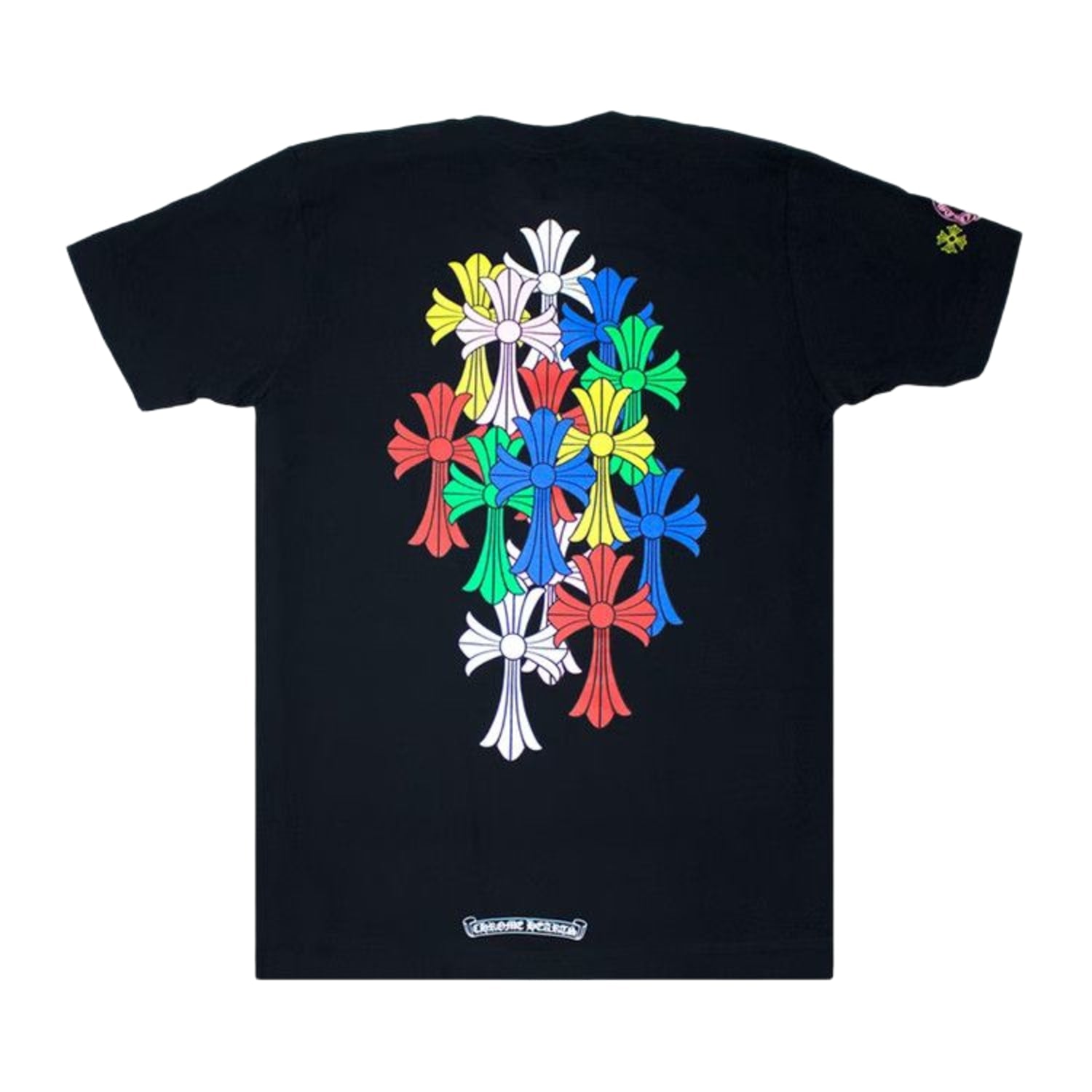 Chrome Hearts Cross Cemetery Tee Black/Multicolor