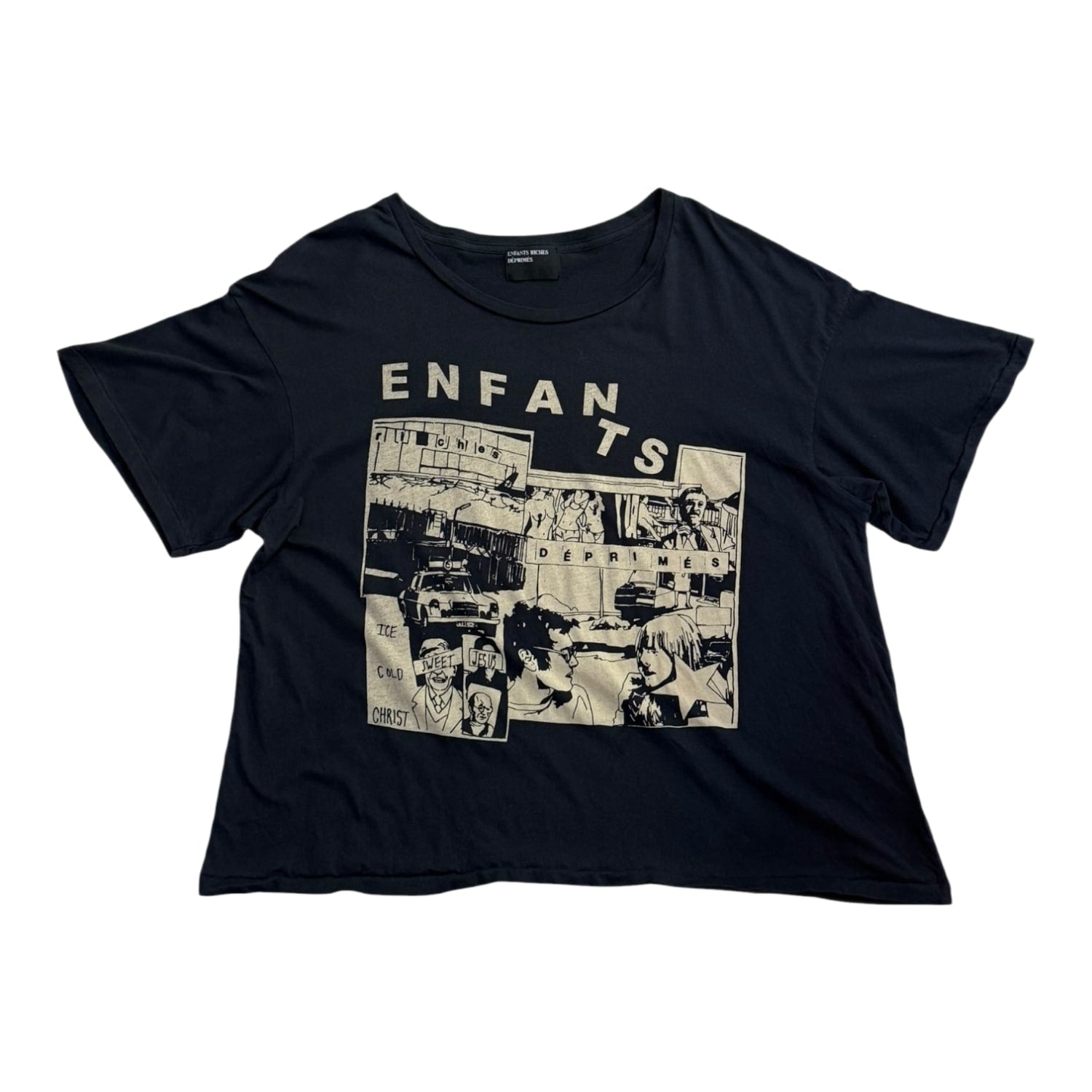 Enfants Riches Deprimes Sweet Jesus Ice Cold Christ T-Shirt Black