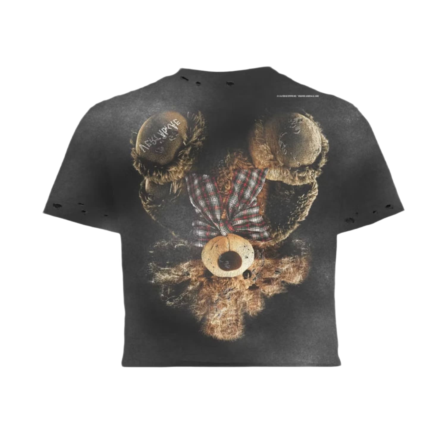 Vertabrae Teddy T-Shirt Black