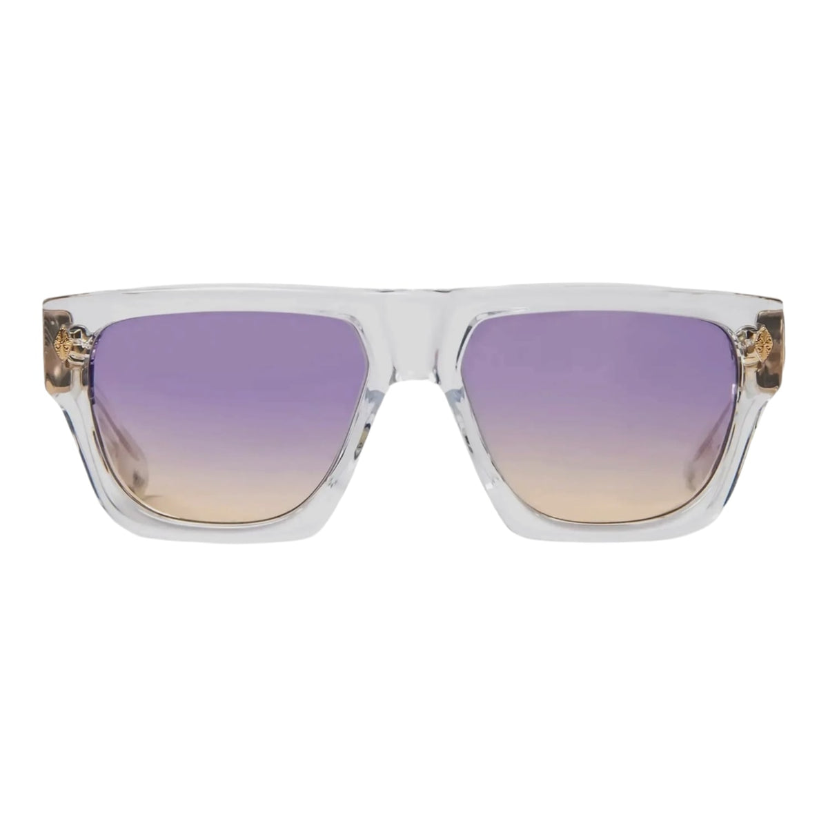 Chrome Hearts Charismadick Crystal/18k Gold Plated Sunglasses