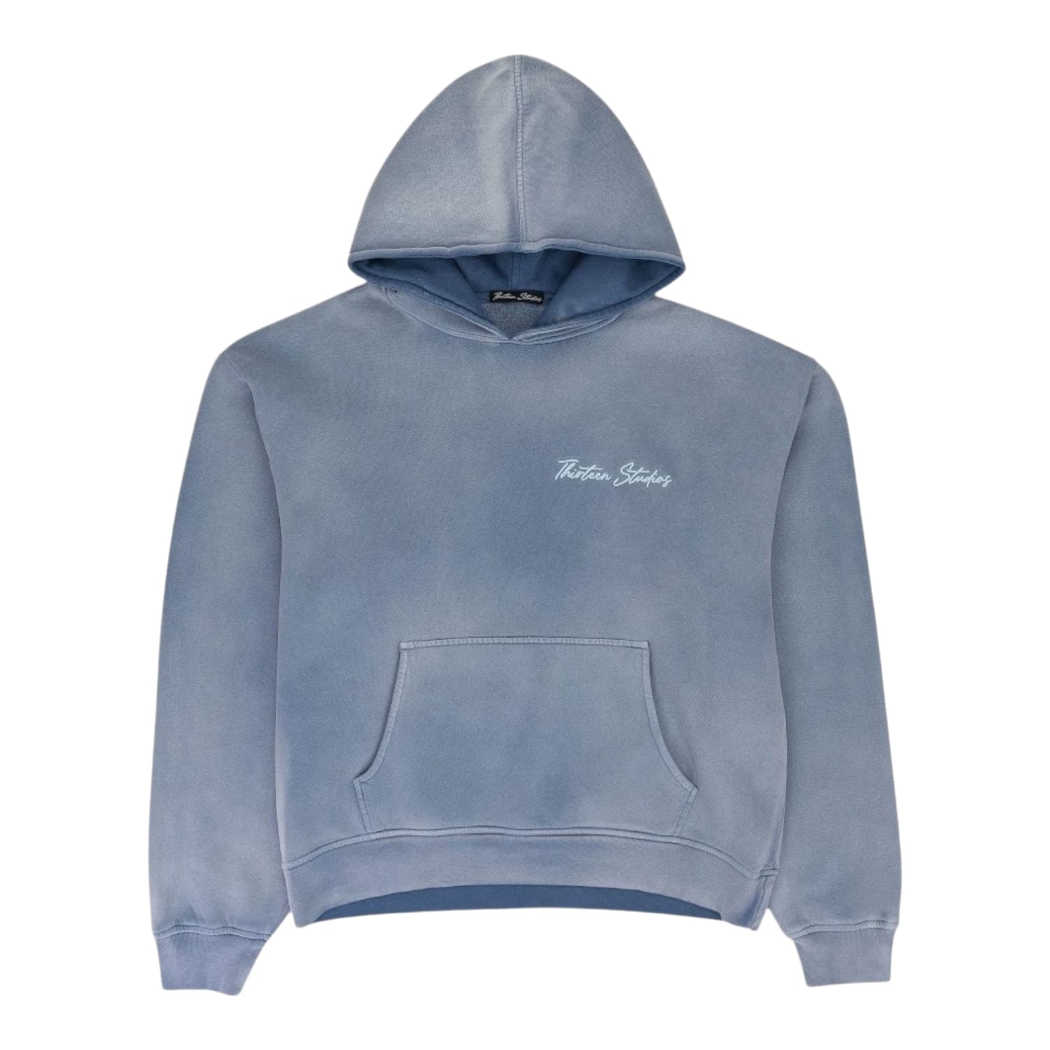 Thirteen Studios Tinted Blue Hoodie