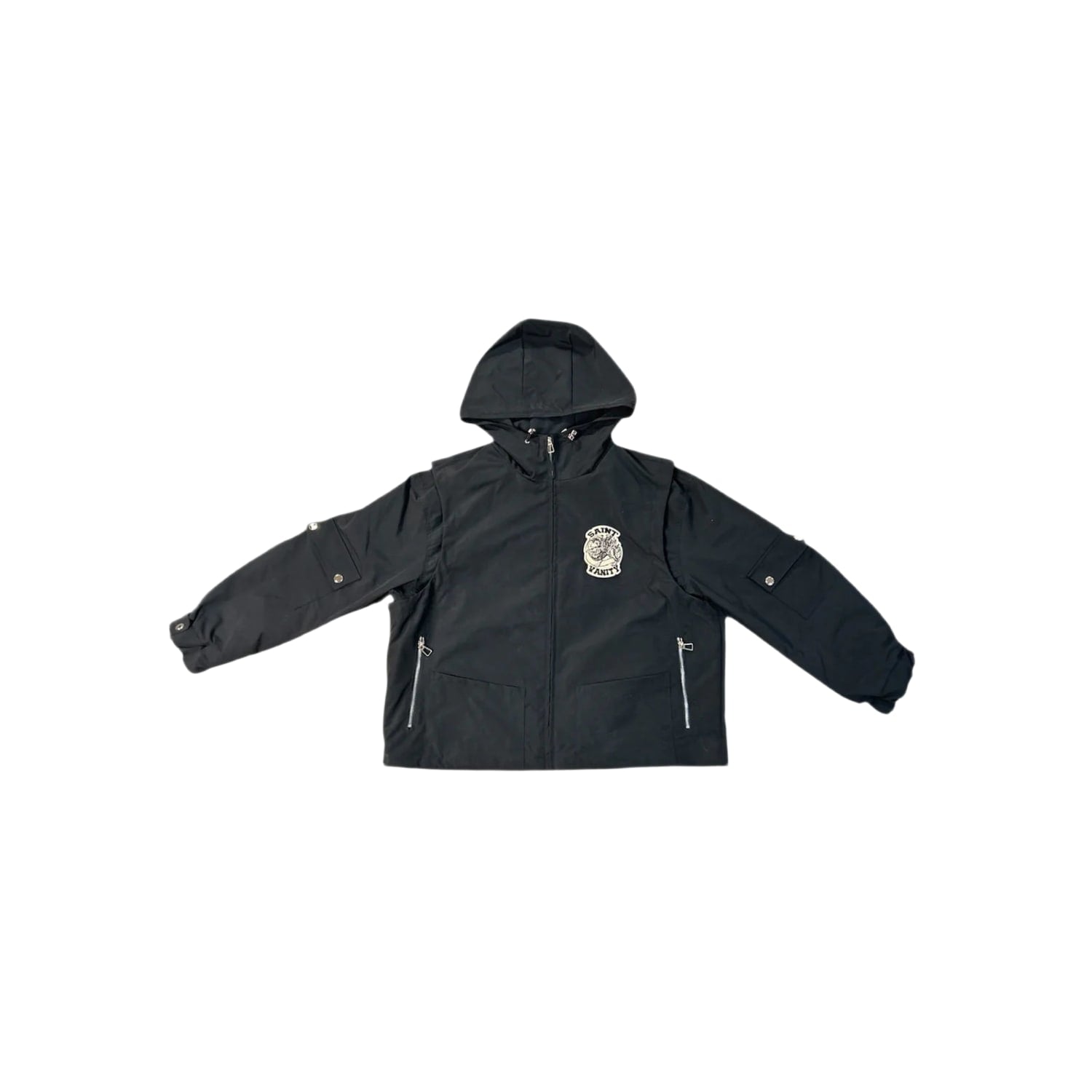 Saint Vanity Nylon Cargo Jacket Black