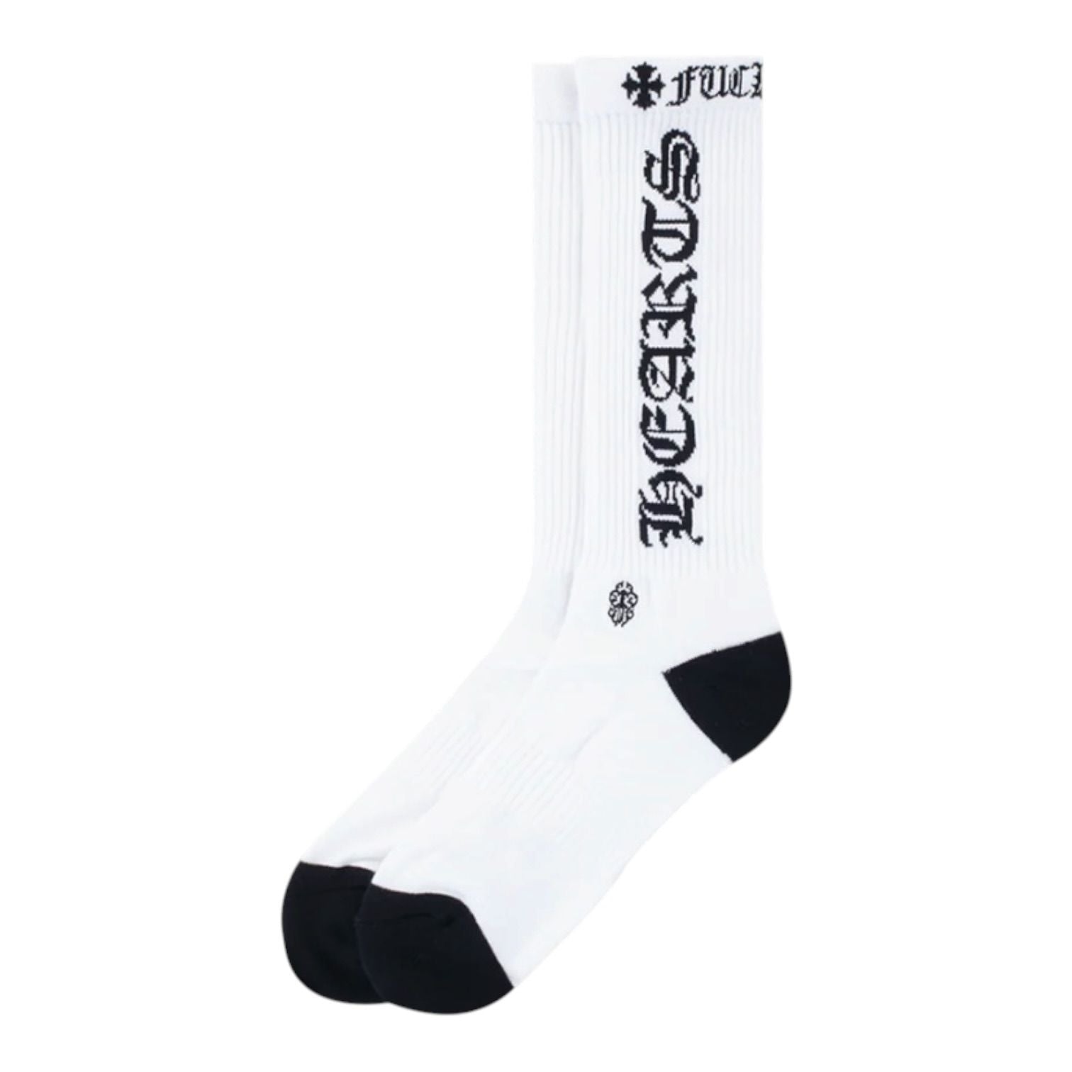 Chrome Hearts Fuck You Sock White/Black