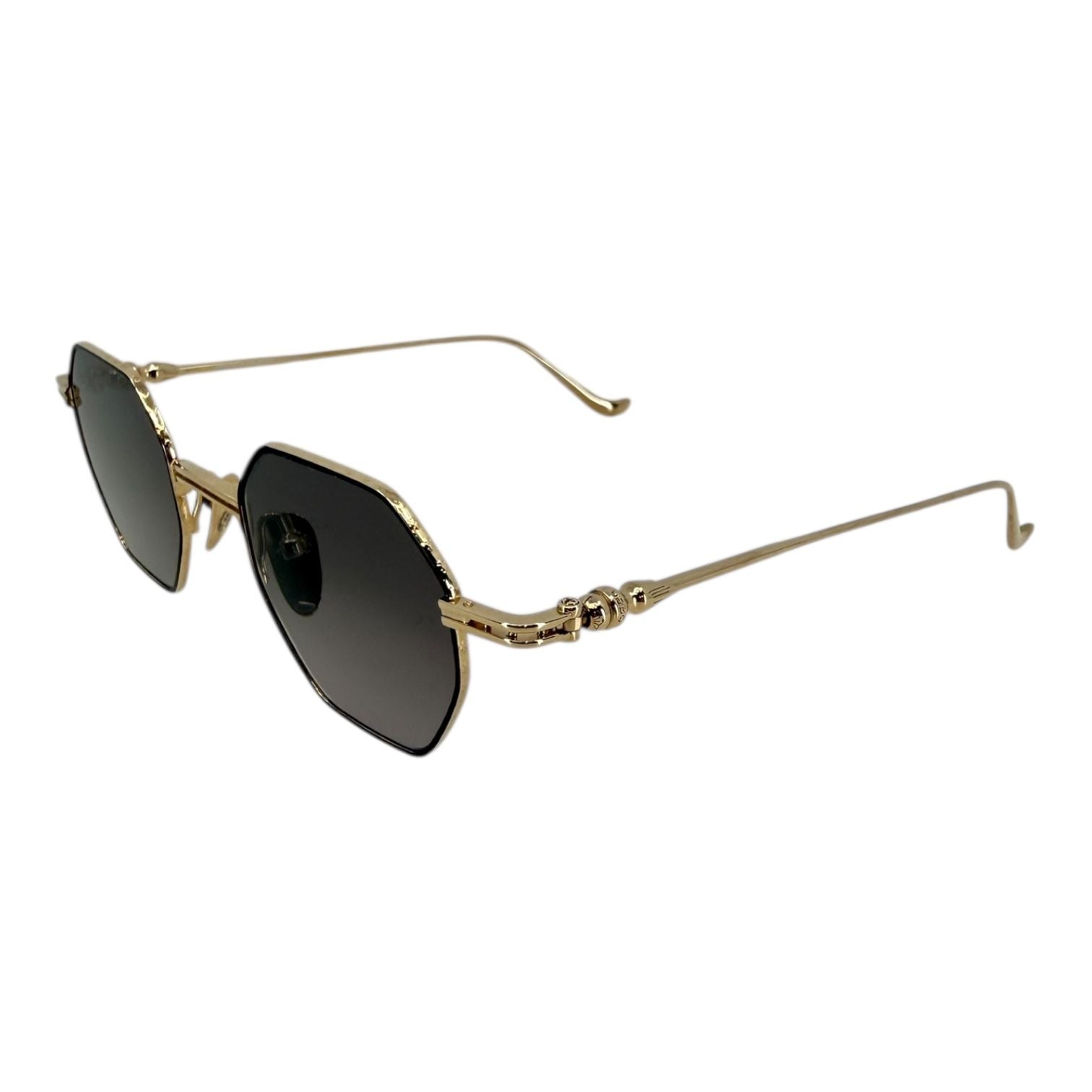 Chrome Hearts Evaculation Gold Sunglasses