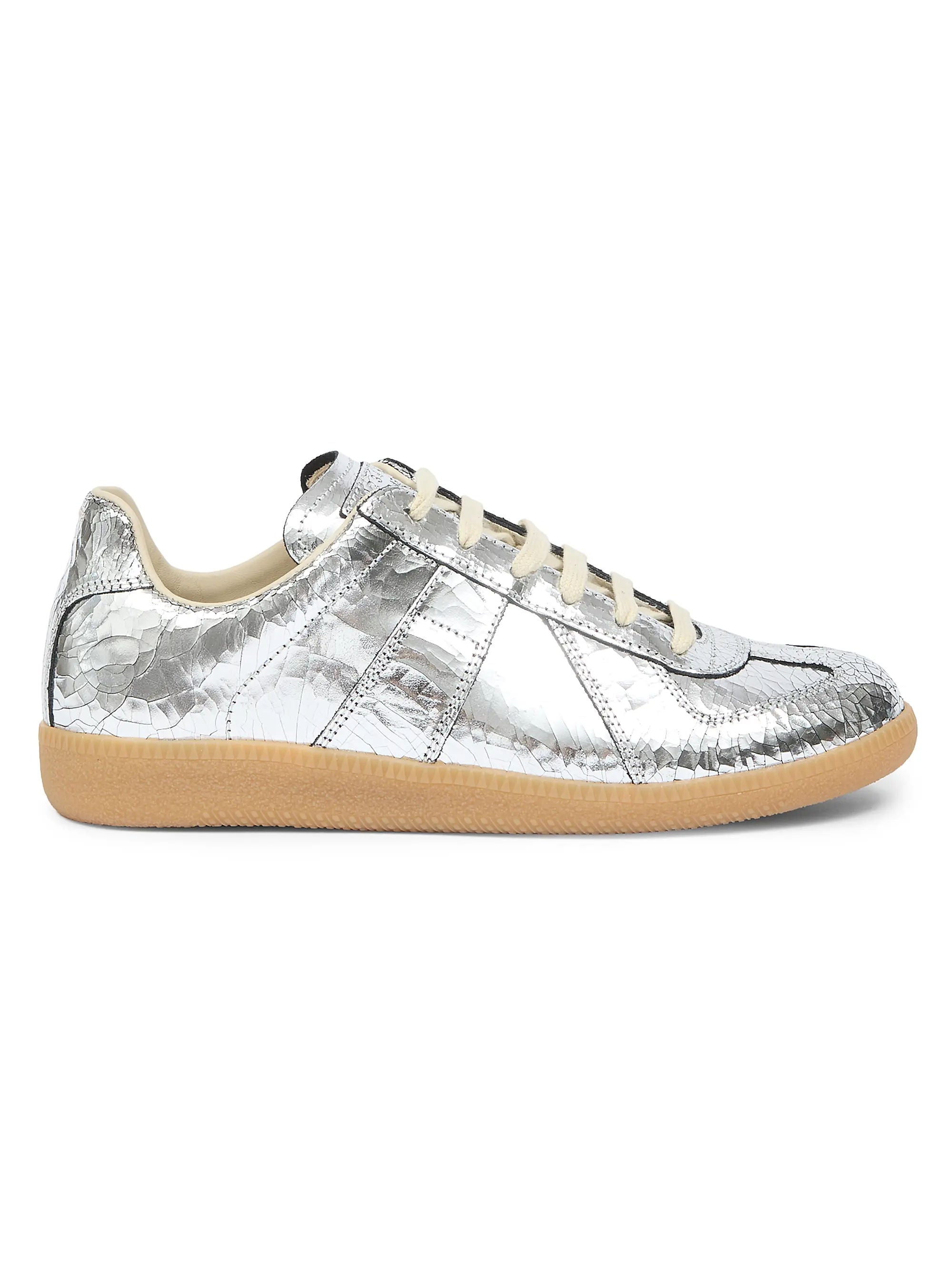 Maison Margiela Replica Metallic Cracked Leather