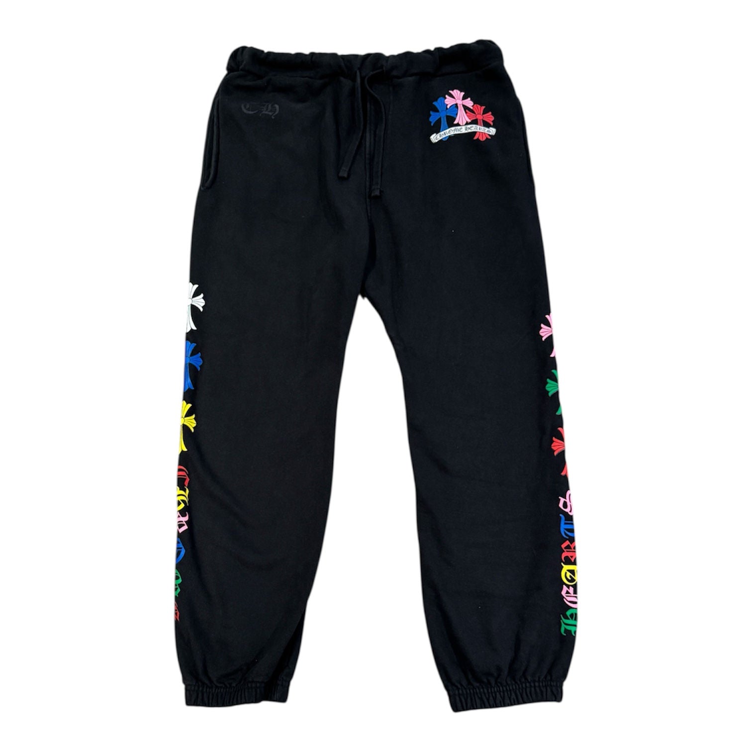 Chrome Hearts Multi Color Cross Cemetery Sweatpants - Like New