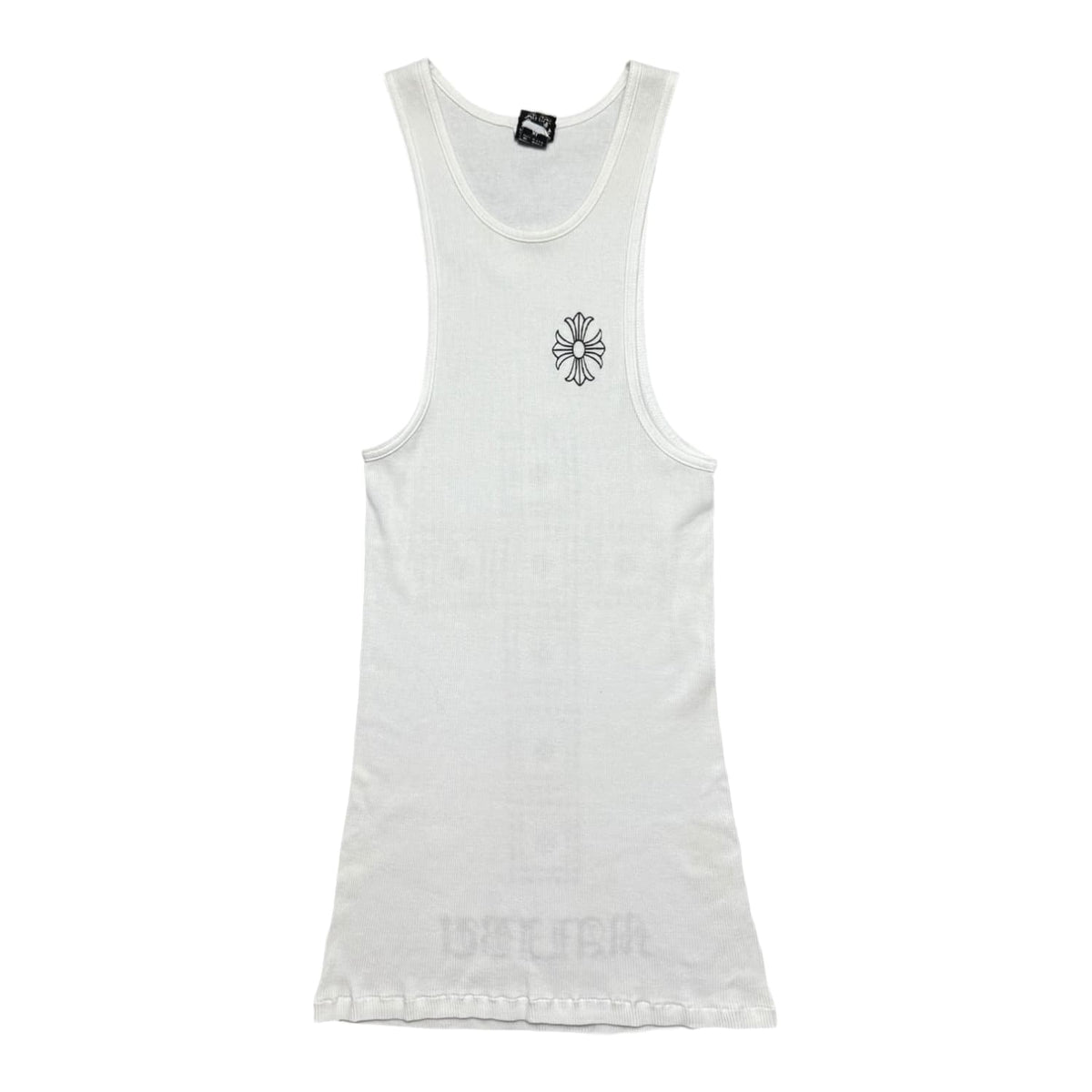 Chrome Hearts Vintage Malibu Exclusive Cross Tank Top White