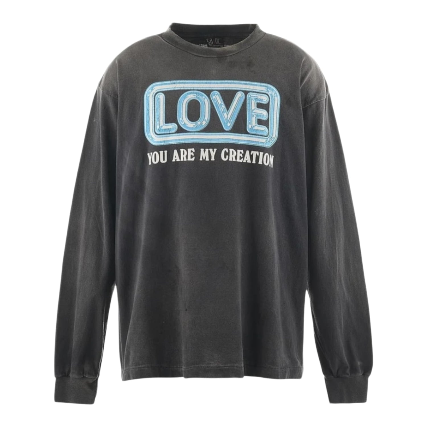 Saint Michael Love Long-Sleeve Tee Black