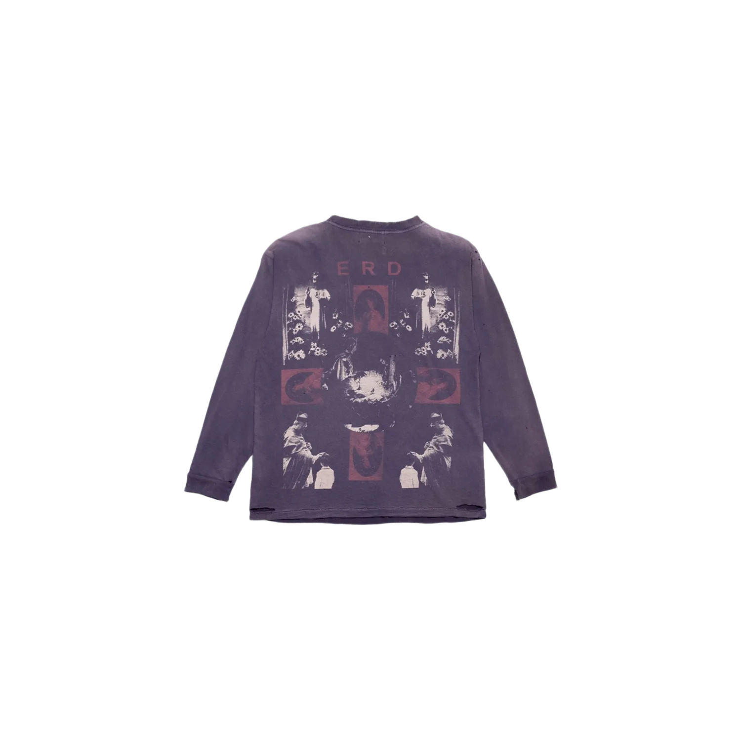 Enfants Riches Déprimés Hollywood Couronne L/S T-Shirt Washed Black