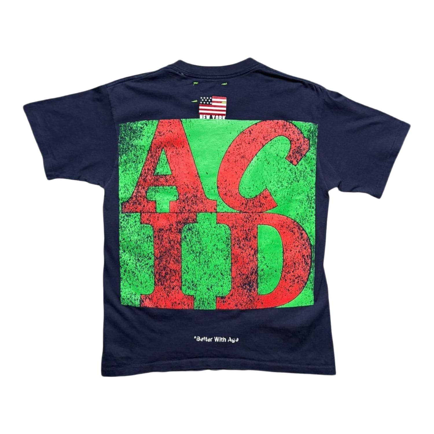 Better With Age Don't Worry Be Happy T-Shirt Navy