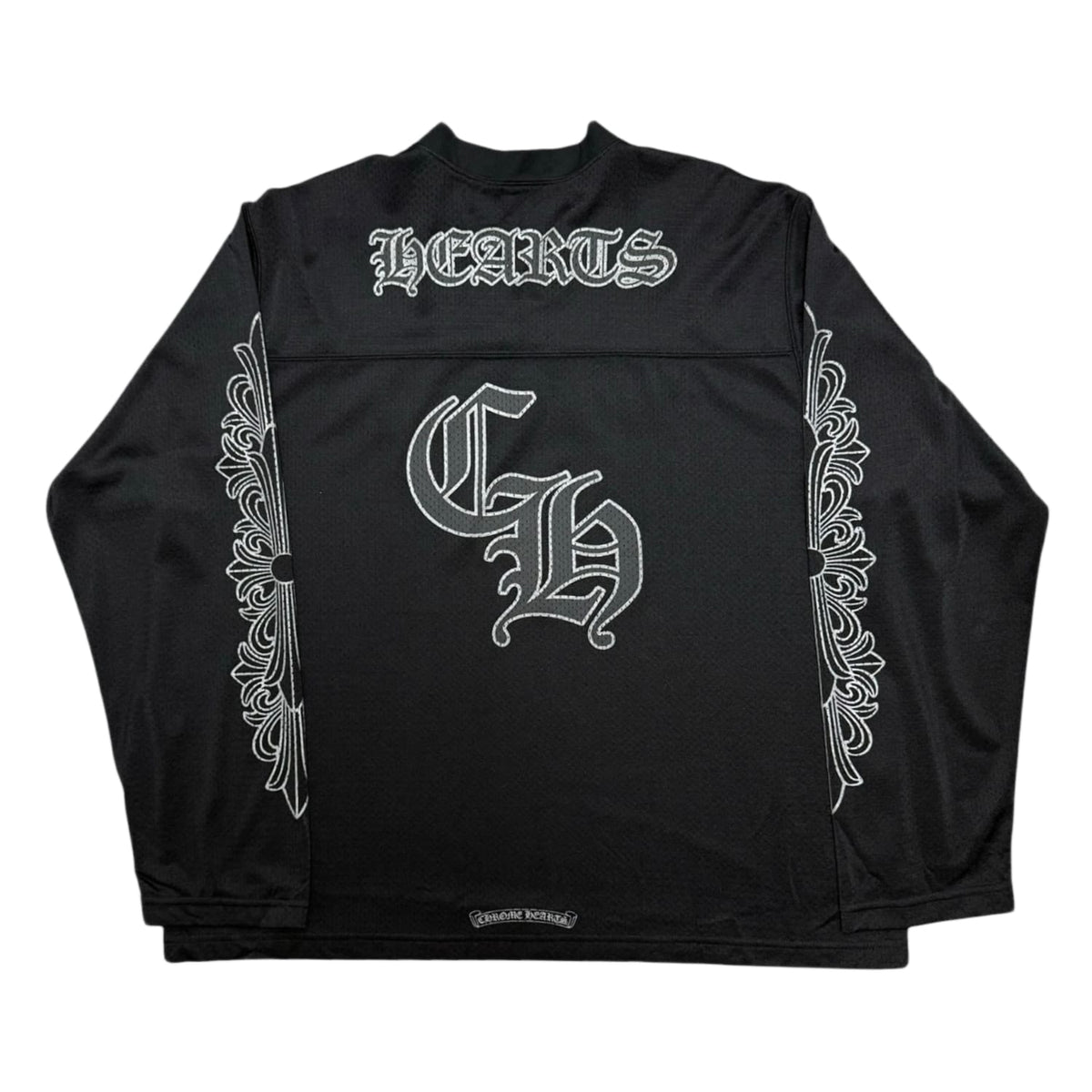 Chrome Hearts Stadium Mesh L/S Warm Up Jersey Black