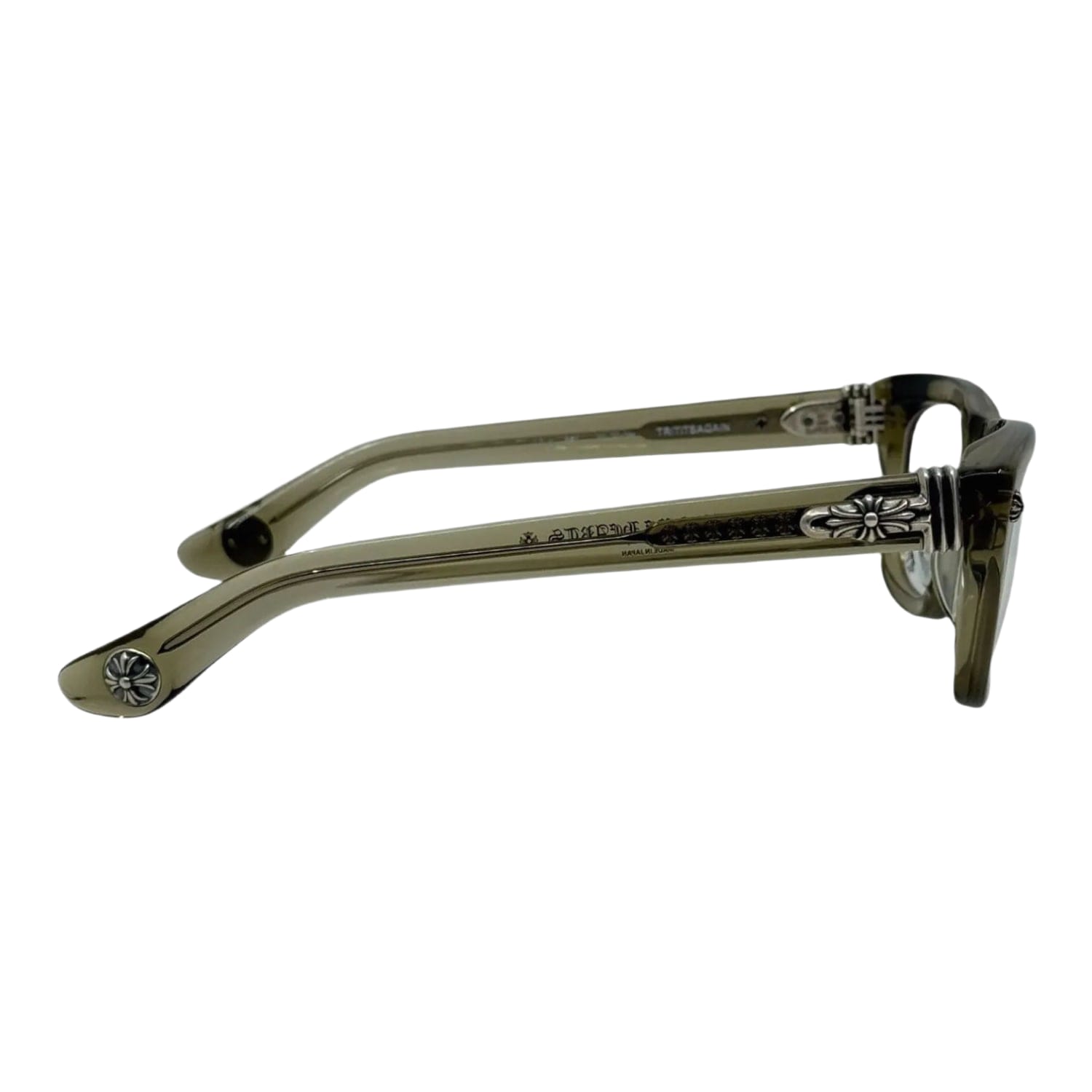 Chrome Hearts Trititsagain Army/Silver Glasses