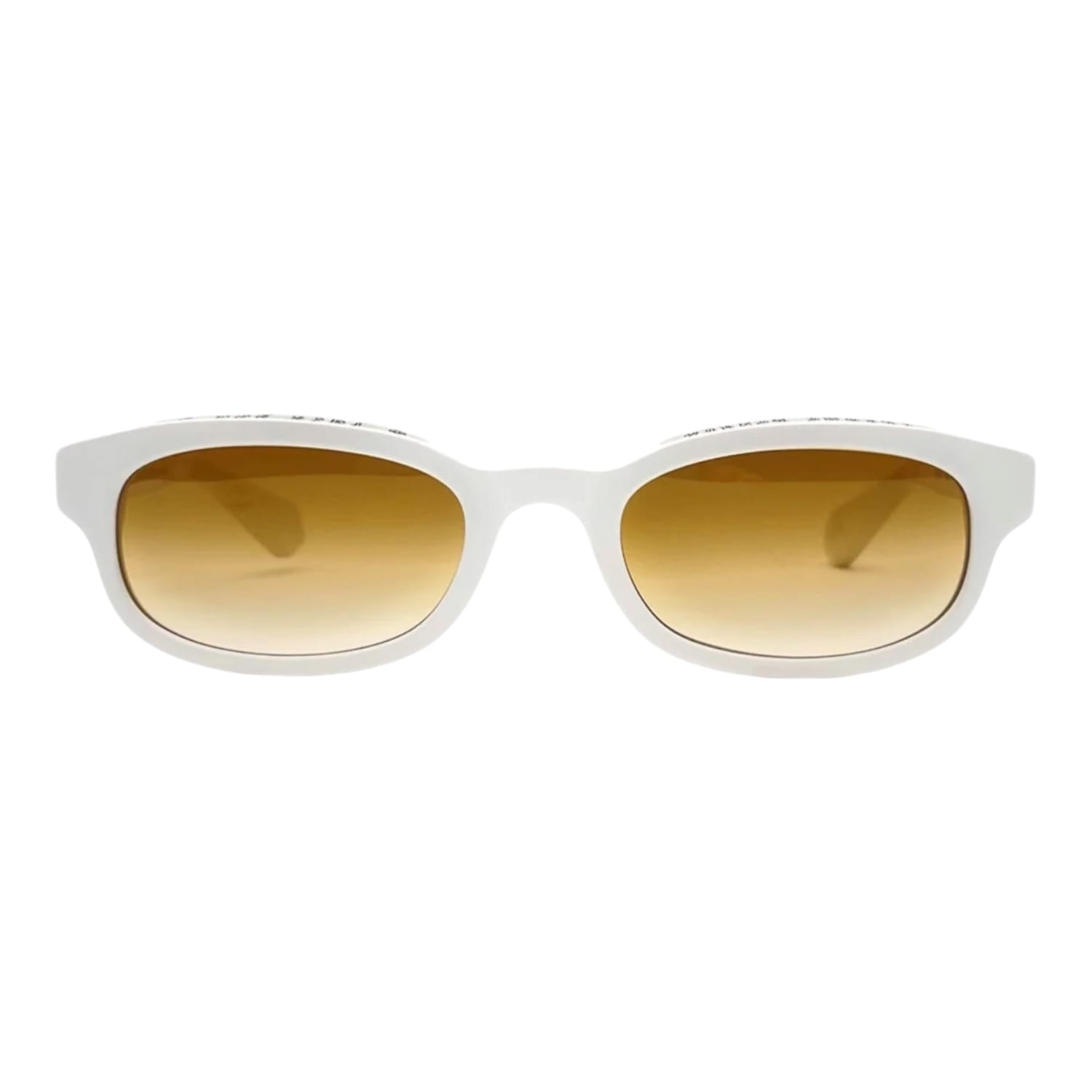 Chrome Hearts Lowrider White Yellow Tinted Sunglasses