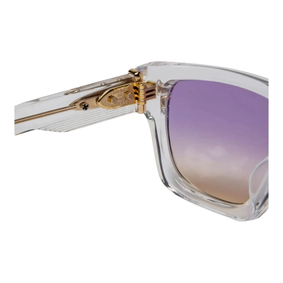 Chrome Hearts Charismadick Crystal/18k Gold Plated Sunglasses