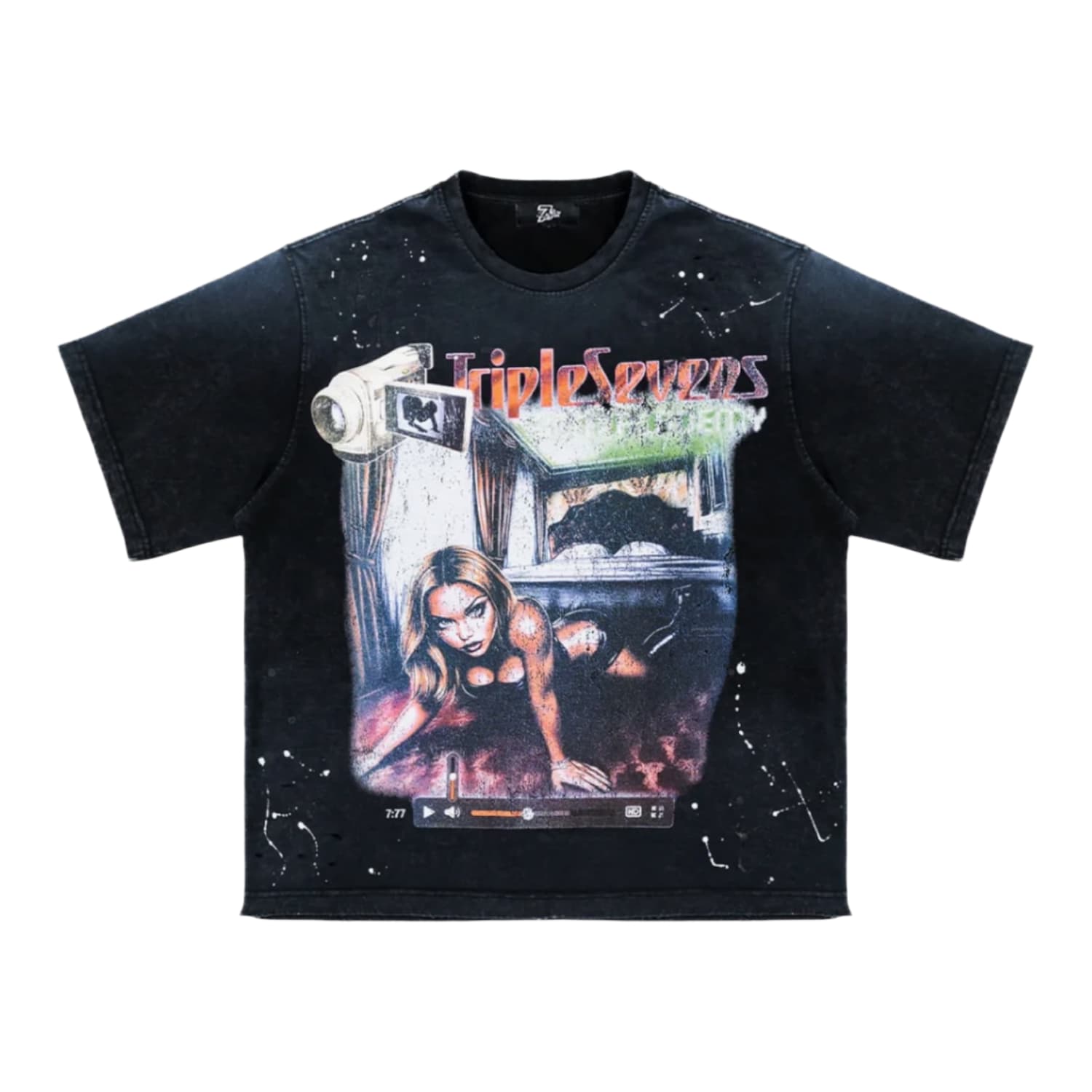 Triple Sevens Filmstar Tee Black