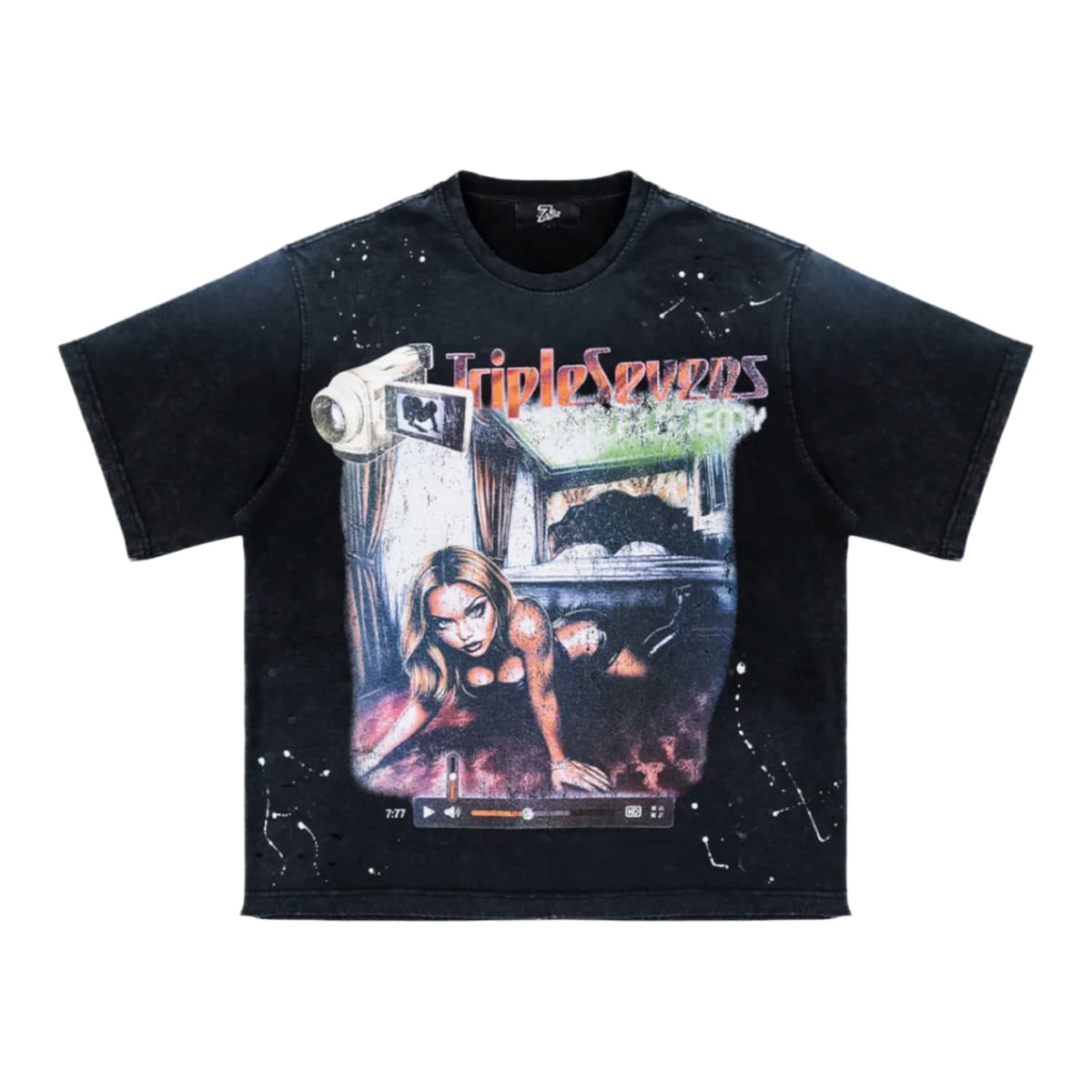 Triple Sevens Filmstar Tee Black