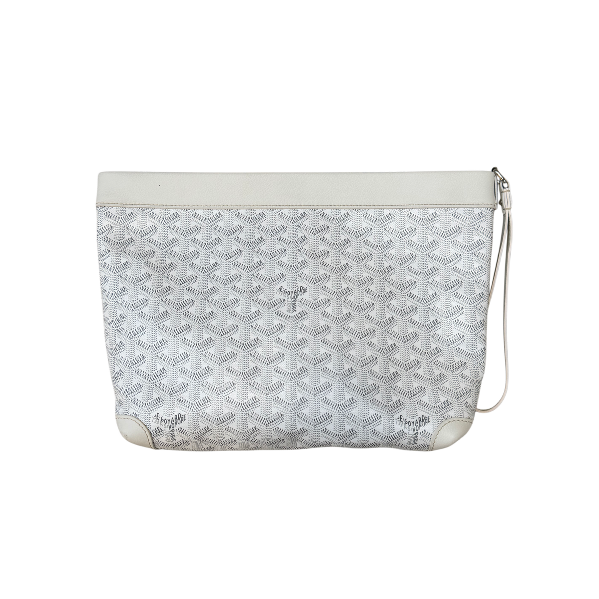 Goyard Conti Pouch White