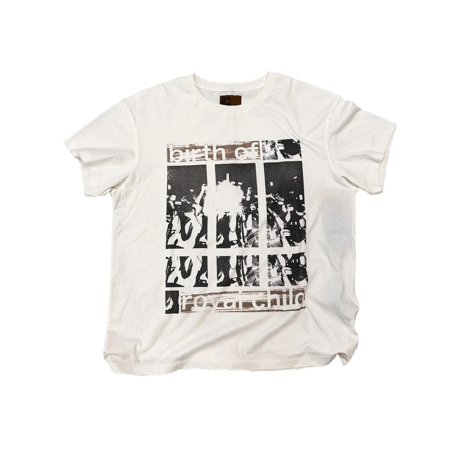Birth of Royal Child Flashlight Vintage T-Shirt Cream