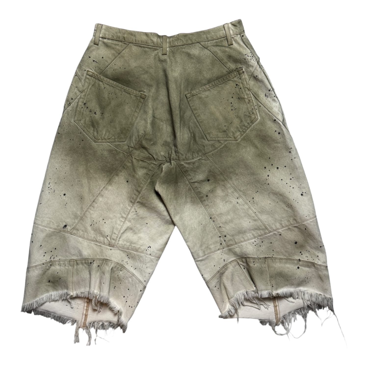Satoshi Nakamoto Paint Splatter Carpenter Shorts