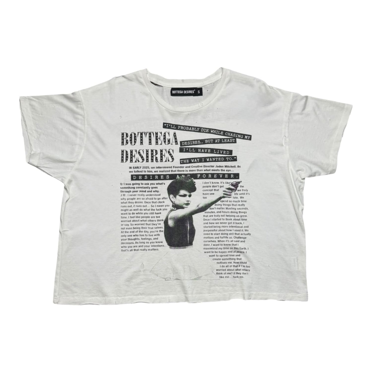 Bottega Desires Interview T-Shirt