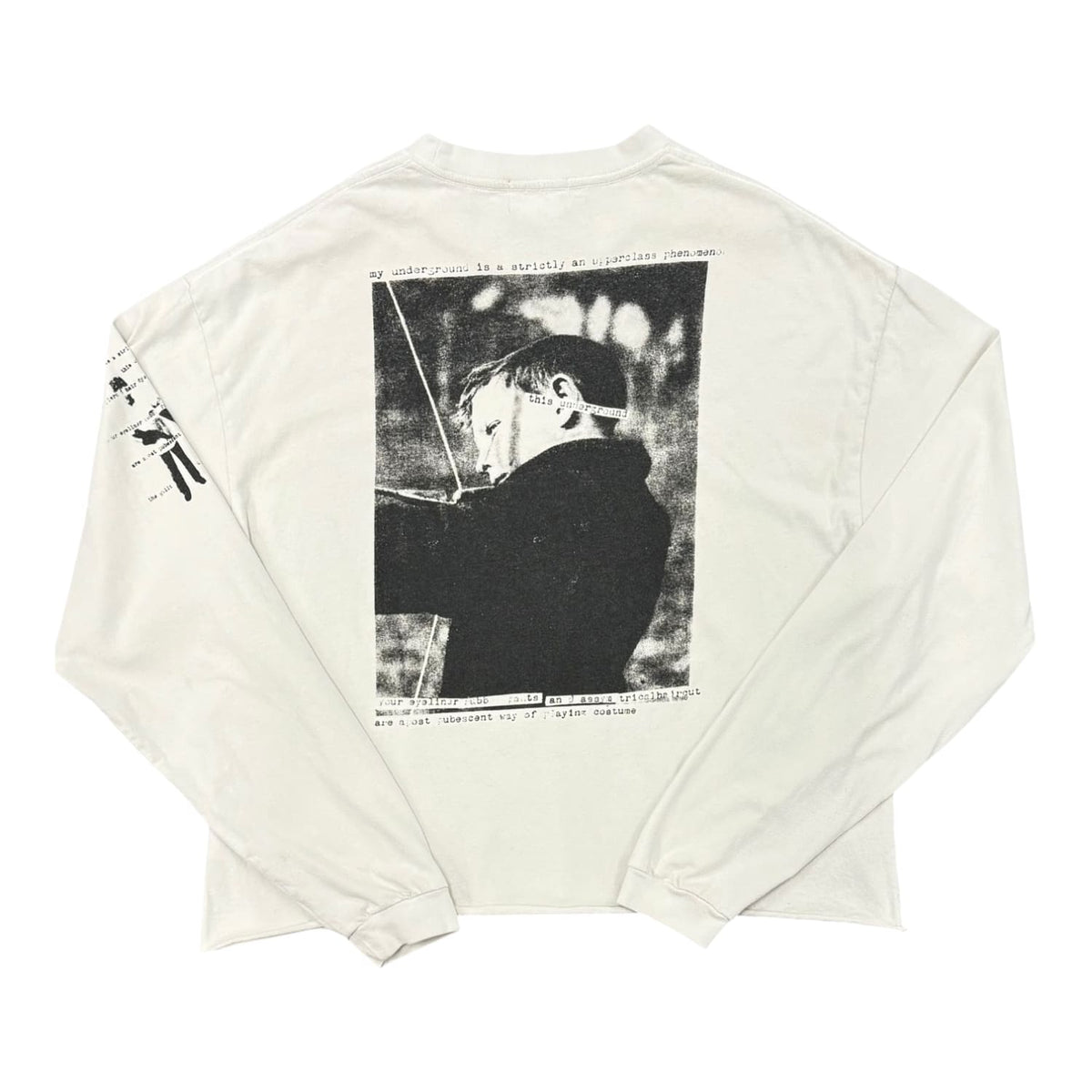 Enfants Riches Déprimés My Underground/Tricycle Long-Sleeve T-Shirt Faded White