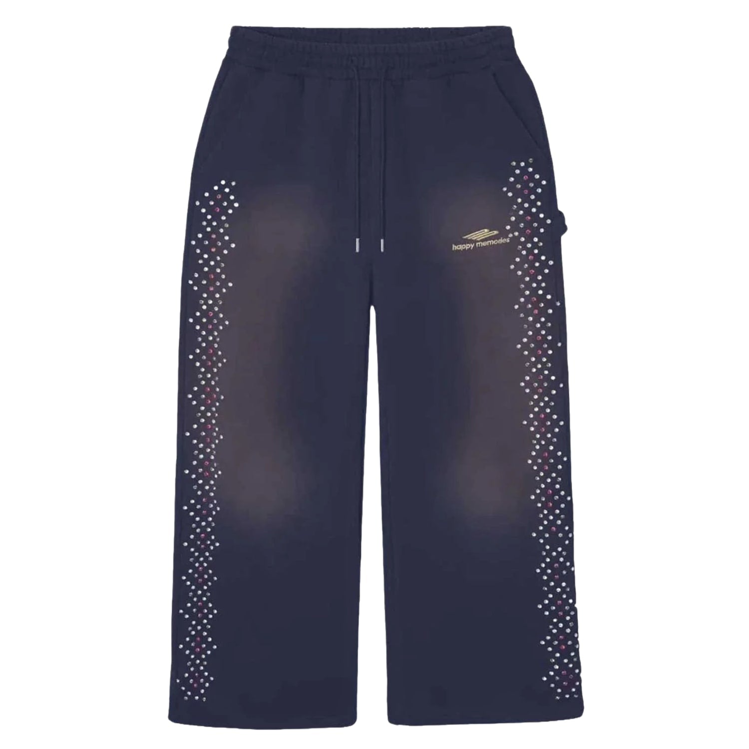 Happy Memories Don't Die HMDD Crystal Sweatpants Navy