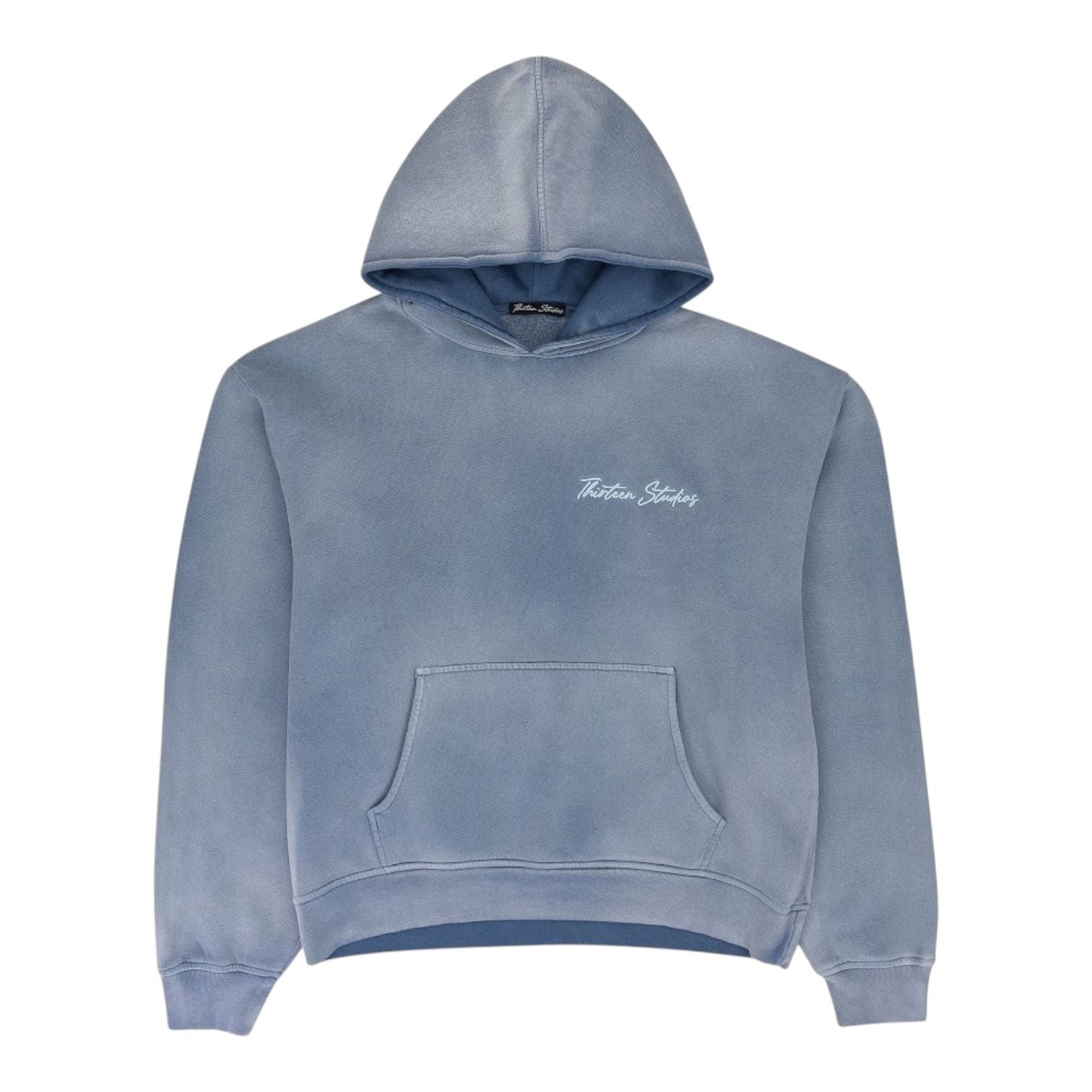 Thirteen Studios Tinted Blue Hoodie