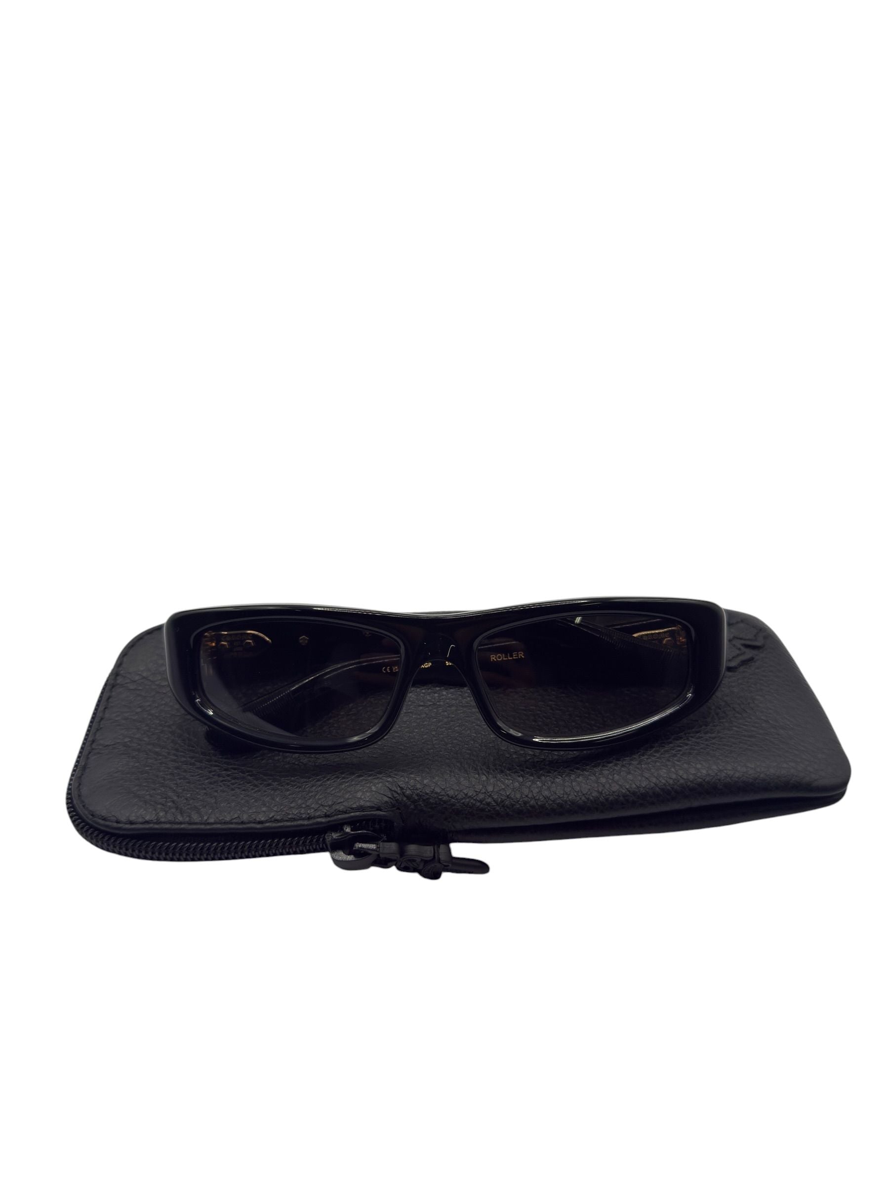 Chrome Hearts Roller Sunglasses Black/Gold - Like New