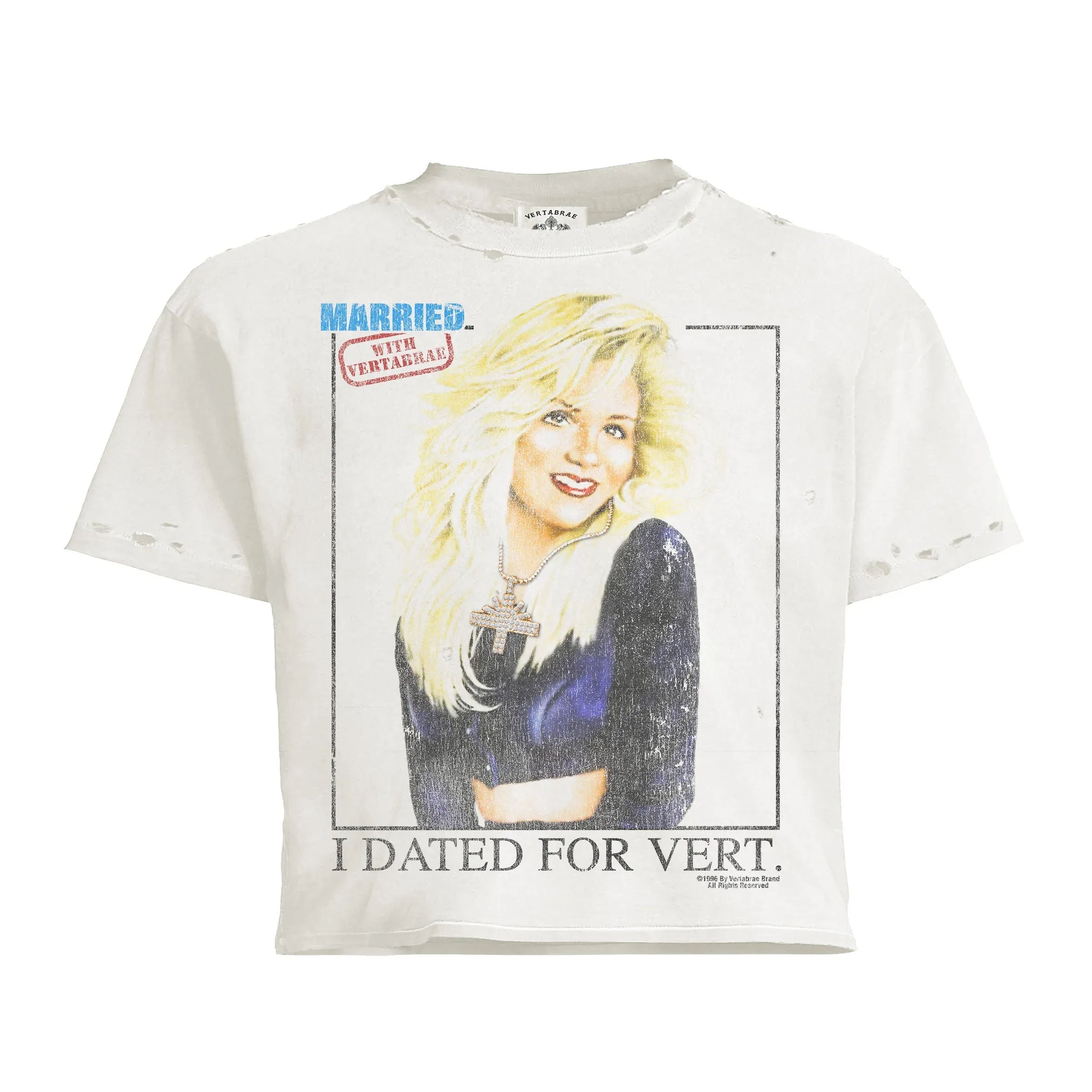 Vertabrae Mrs. Verty T-Shirt White