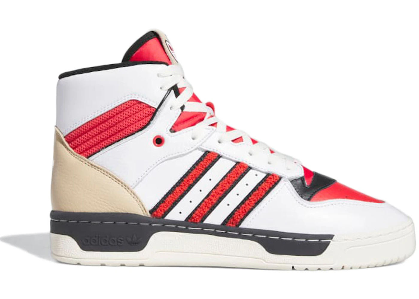 adidas Rivalry Hi Cloud White Glory Red