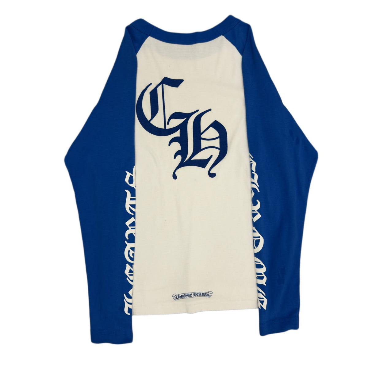 Chrome Hearts CH Baseball Shirt White/Blue