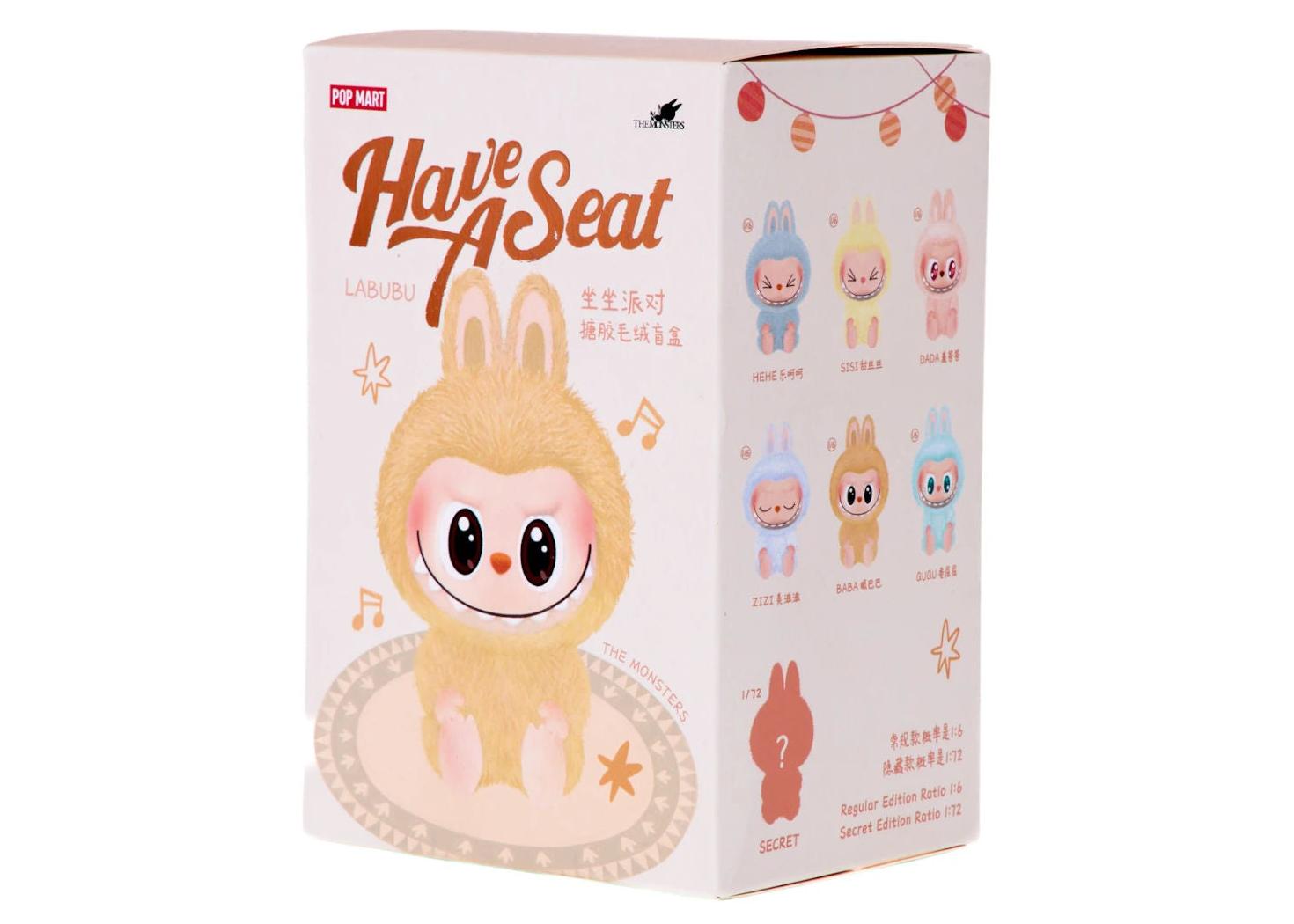 Pop Mart Labubu The Monsters Have a Seat Vinyl Plush Blind Box