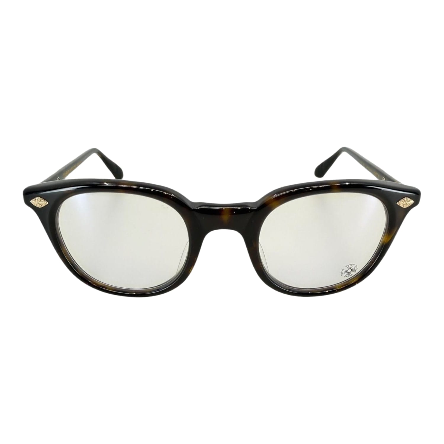 Chrome Hearts Just In Brown/18k Gold Plated Glasses